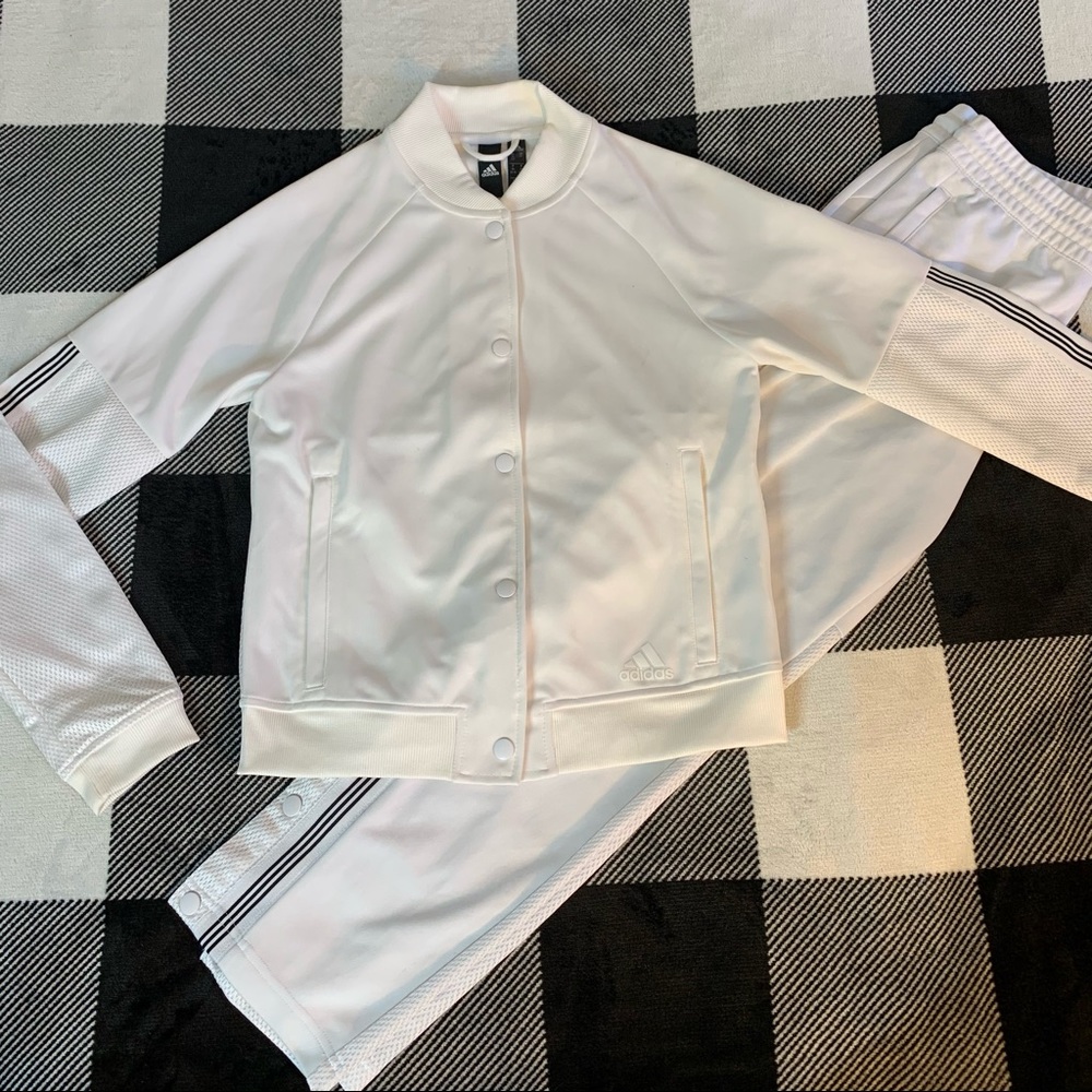 Adidas Button Up Tracksuit